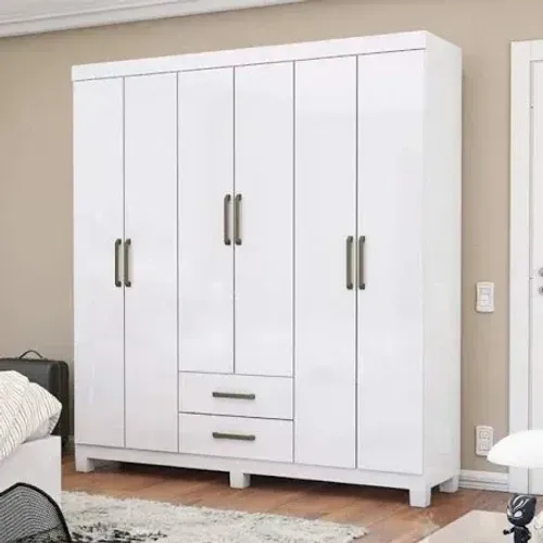Guarda Roupa Casal A22 6 Portas