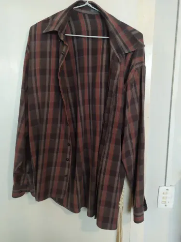 Camisa xadrez flanelada 46