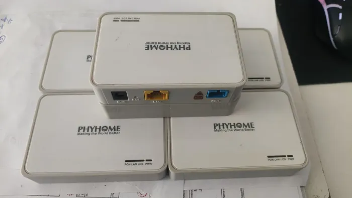 Kit 7 ONU phyhome Epon sem fonte