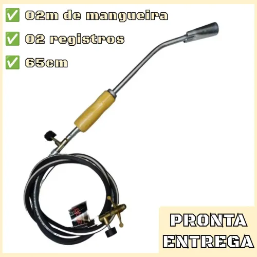 MAÇARICO/ LANÇA CHAMAS 2M DE MANGUEIRA