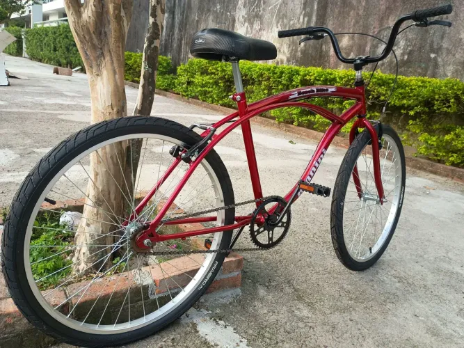 Bicicleta Bianini Beach Bike Vermelha Nova