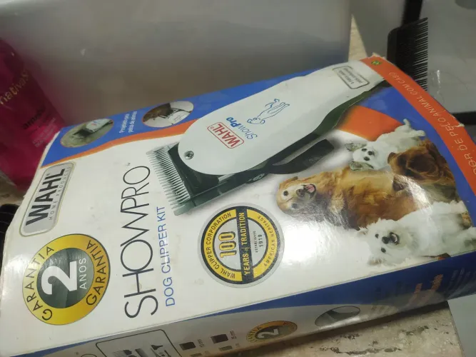 Máquina de Tosar Cortar Cabelo Wahl ShowPro para Cães