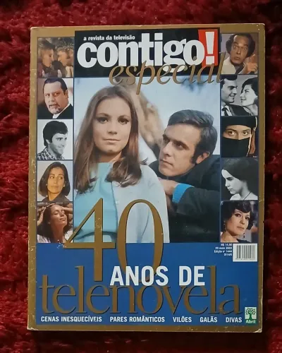 REVISTA CONTIGO 40 ANOS DE TELENOVELA.