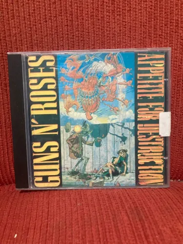 CD Guns N' Roses Appetite For Destruction Primeira Capa