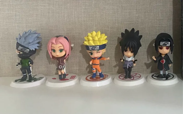 Bonequinhos Naruto - 5 personagens 