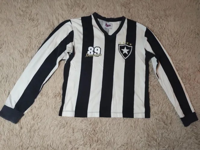 Camisa do Botafogo Retrô Mairício 89 Manga Longa