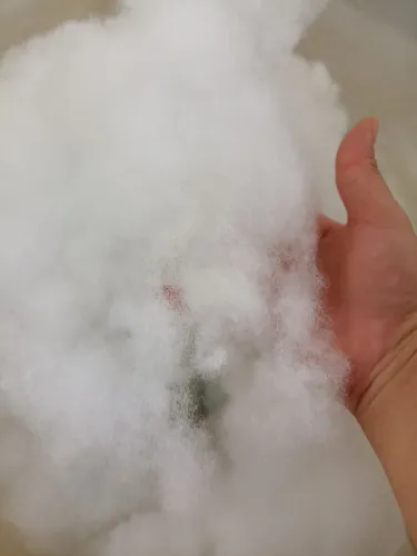 Enchimento poliéster-fibra siliconada-fibra poliéster antialérgico lavável