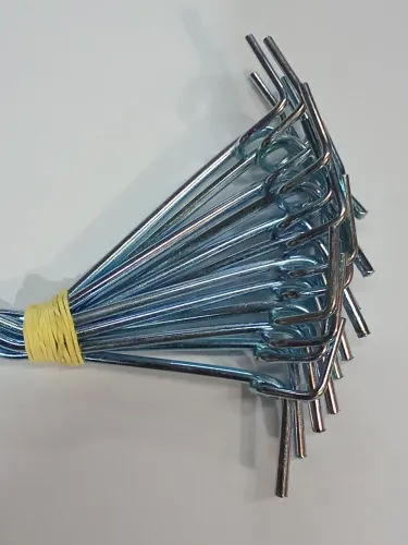Gancho zincado para painel eucatex - 10cm Duzia