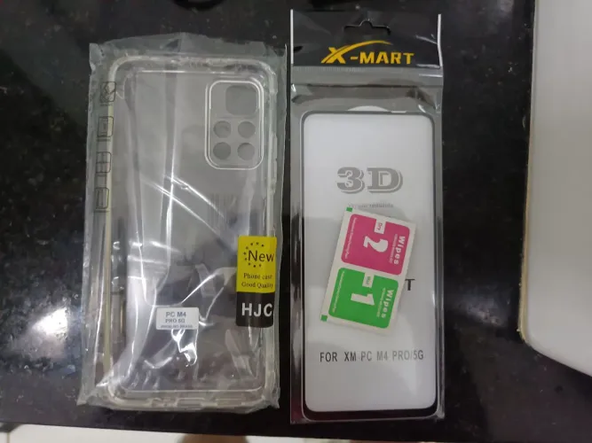 Película 3D + Capa para o poco m4 pro 5G