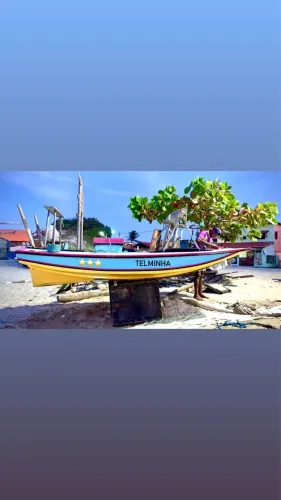 Jangada de 3,66 com motor a diesel 7hp pronto pra pescar 12mil