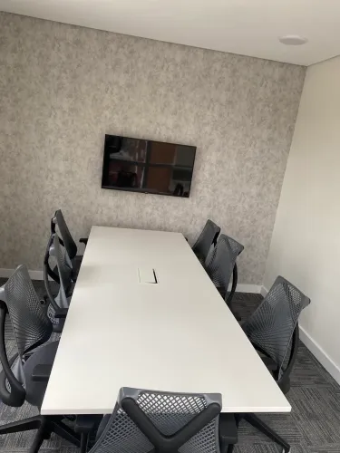 Mesa sala de reunião 2,6 x 1m 