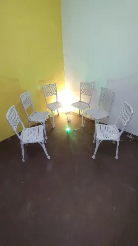 Cadeiras de ferro fundido modelo bamboo