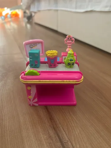Caixa supermercado shopkins c/ shopkins inclusos