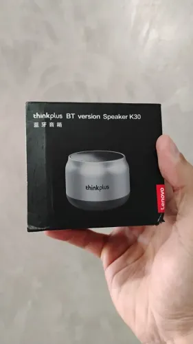 Caixa de Som Bluetooth LENOVO K30 - Recarregável - PRETO - NOVA