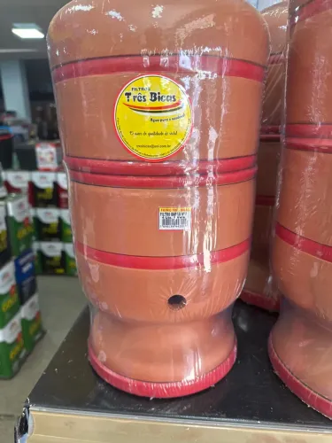 Filtro de barro Três Bicas Vários tamanhos -Purificador de agua - Água pura e saudável!