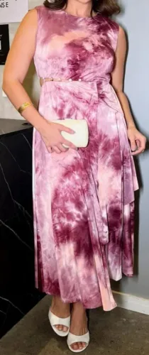 Vestido Tie Dye Rosa da marca Bendita