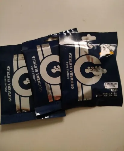 KIT 3 JOGOS DE CORDAS GROOVE 010 GUITARRA