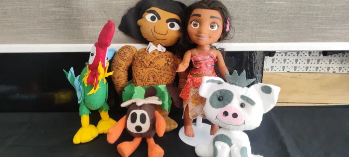 Lote Personagens Moana para decoração