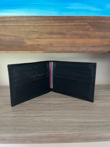 Carteira de couro masculina