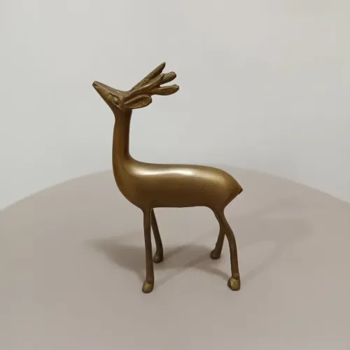 Escultura em bronze maciço