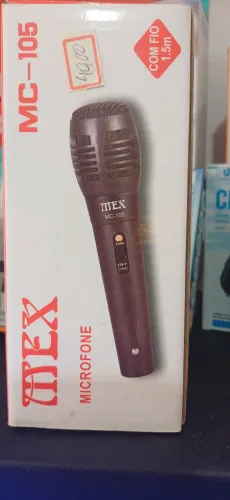 Microfone MEX MC-105 com Fio