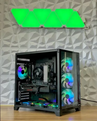 PC Gamer Novo RYZEN 5 + RX 5700 + 1 ano de garantia e em até 12x