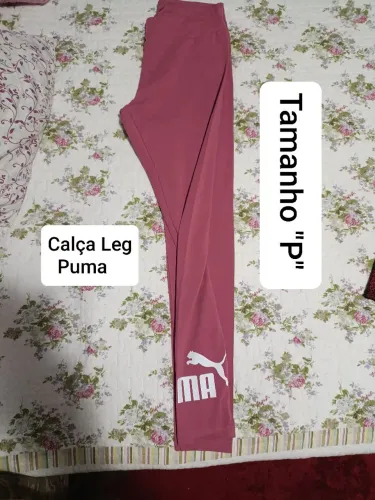 Calça Legging Puma Rosa Tamanho P