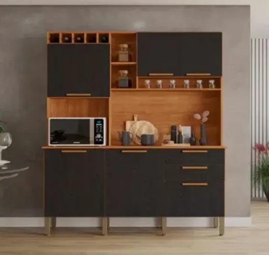 Cozinha completa Preto 