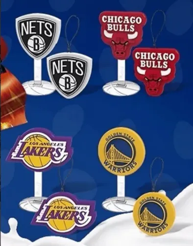Nba Coleção De Brasões De Time Chaveiros Nescau Nestle