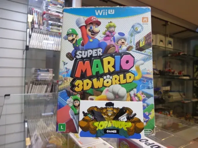 Jogo Super Mario 3D World WiiU Conservado