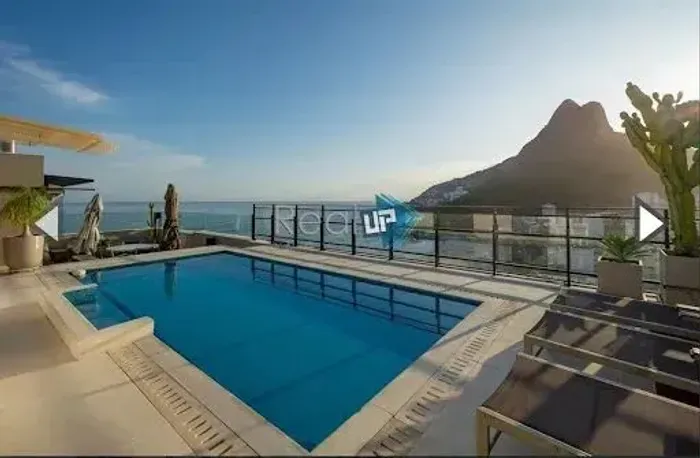BS IMOBILIÁRIA ALUGA! COBERTURA CINEMATOGRÁFICA COM VISTA PANORÂMICA NO LEBLON. Vista desl