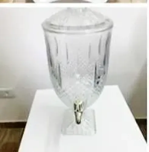 Suqueira de Vidro Elegante com Torneira