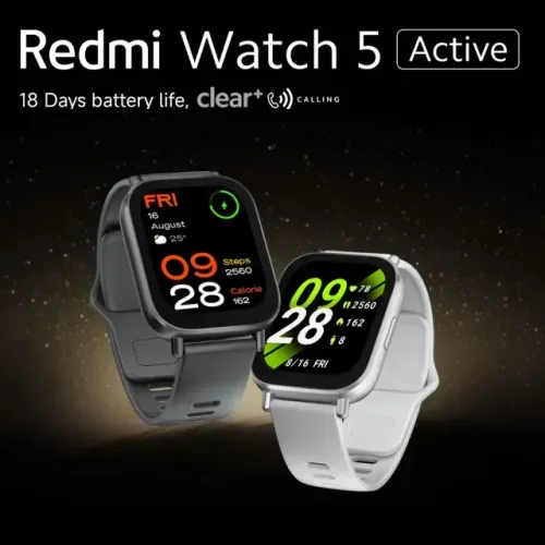 Redmi Watch 5 Active Prata e Preto