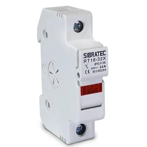 Porta Fusível Cartucho RT18-32 10x38mm | até 32A 1 Pol