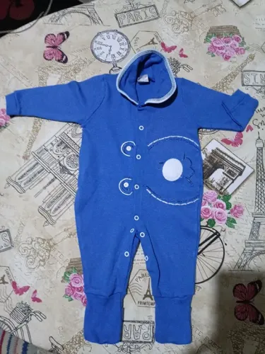 Macacão Bebê Azul Claro