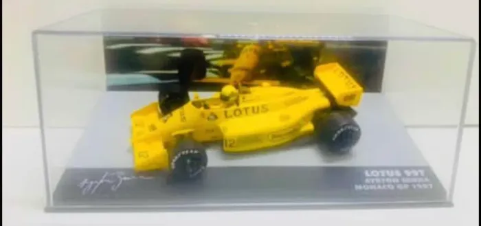 Miniatura Metal Lotus 99T Ayrton Senna 1/43