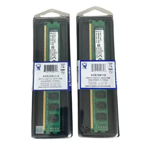 Duas Memória RAM Kingston KVR16N11/8 8GB DDR3