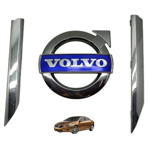 Emblema Parachoque Dianteiro Volvo S60 T4 2010 2011 2012 13