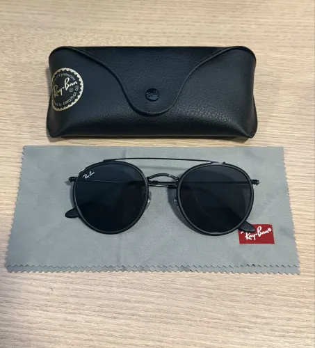 Óculos Ray-Ban Round Double Bridge RB 3647-NL 002/R5 Original