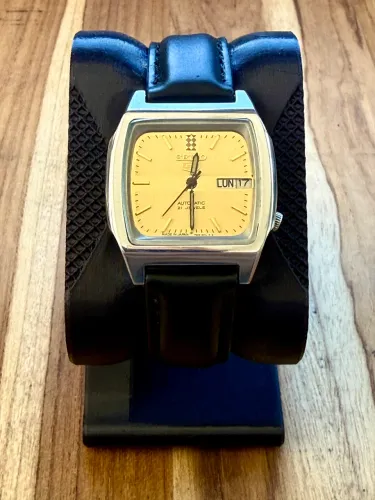 Relógio Seiko 5 TV Screen Gold Dual * - 2002