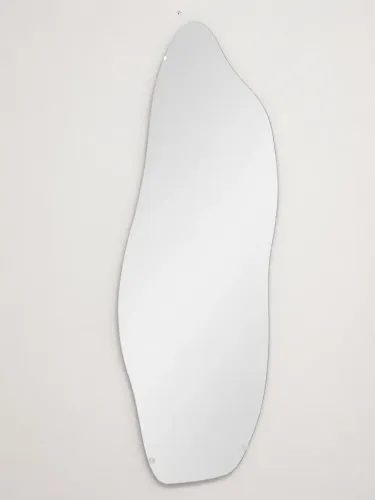 Espelho Orgânico 115x40cm Polido Decorativo Seminovo