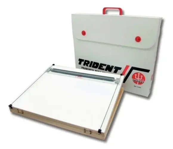 Prancheta Portátil Desenho A3 + Regua Paralela - Trident