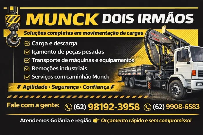 Aluga-se Caminhão Munck