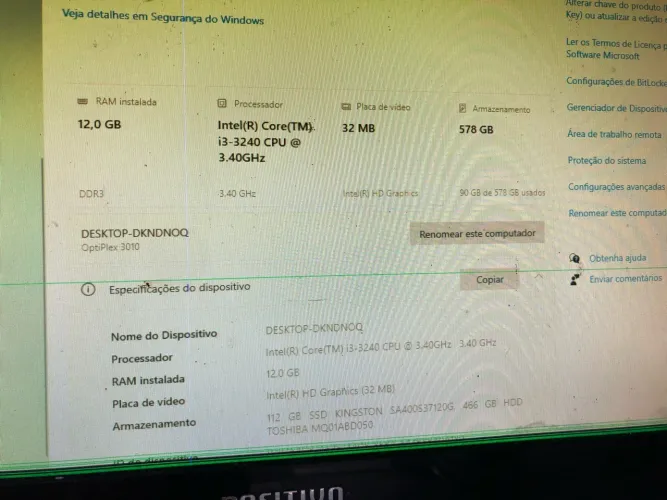 CPU semi nova