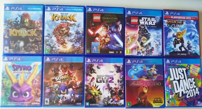 Jogos ps4 originais mídia física (preços de cada jogo na descrição )