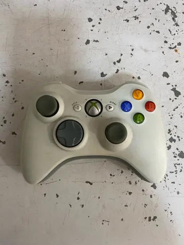 CONTROLE BRANCO XBOX 360 ORIGINAL