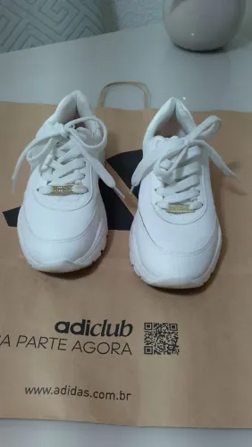 Tênis Casual Vizzano Chunky Branco - Feminino - Excelente Estado