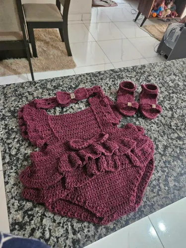 Kit infantil RN feminino completo pronta entrega