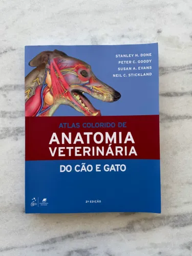 as Colorido de Anatomia Veterinária do Cão e Gato - 2ª Edição