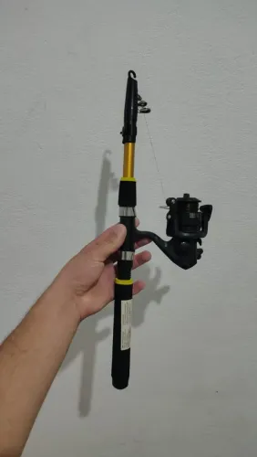 Vara de pesca telescopica 